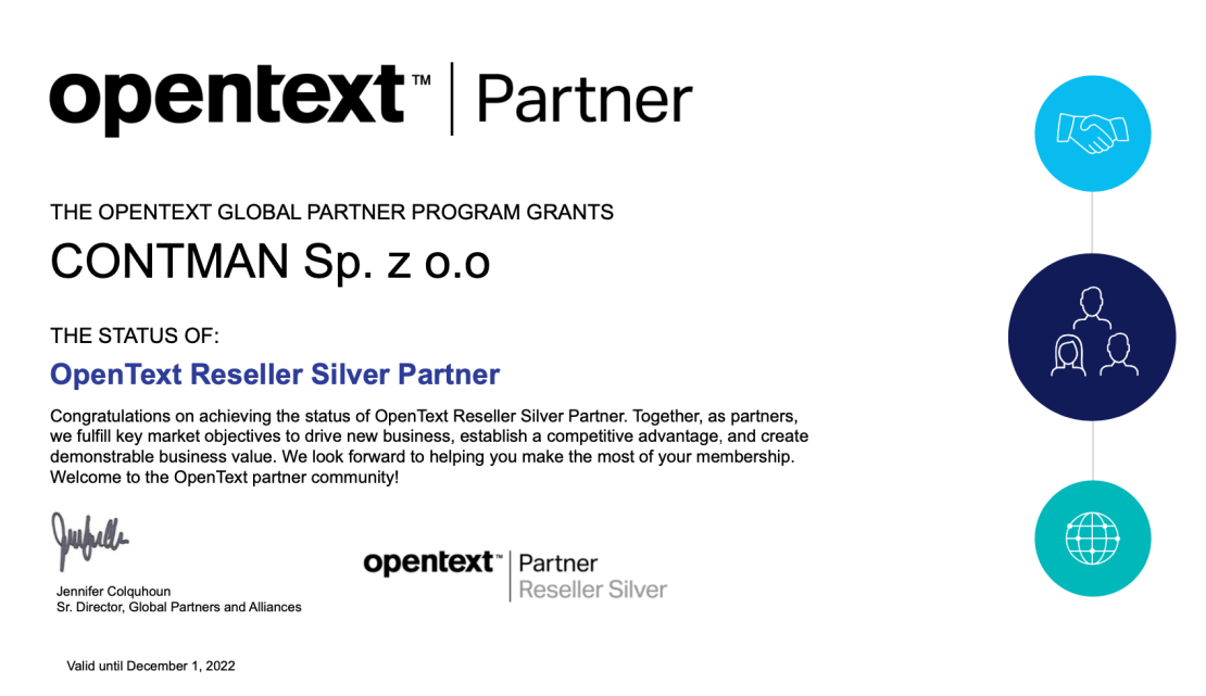 CONTMAN partnerem OpenText